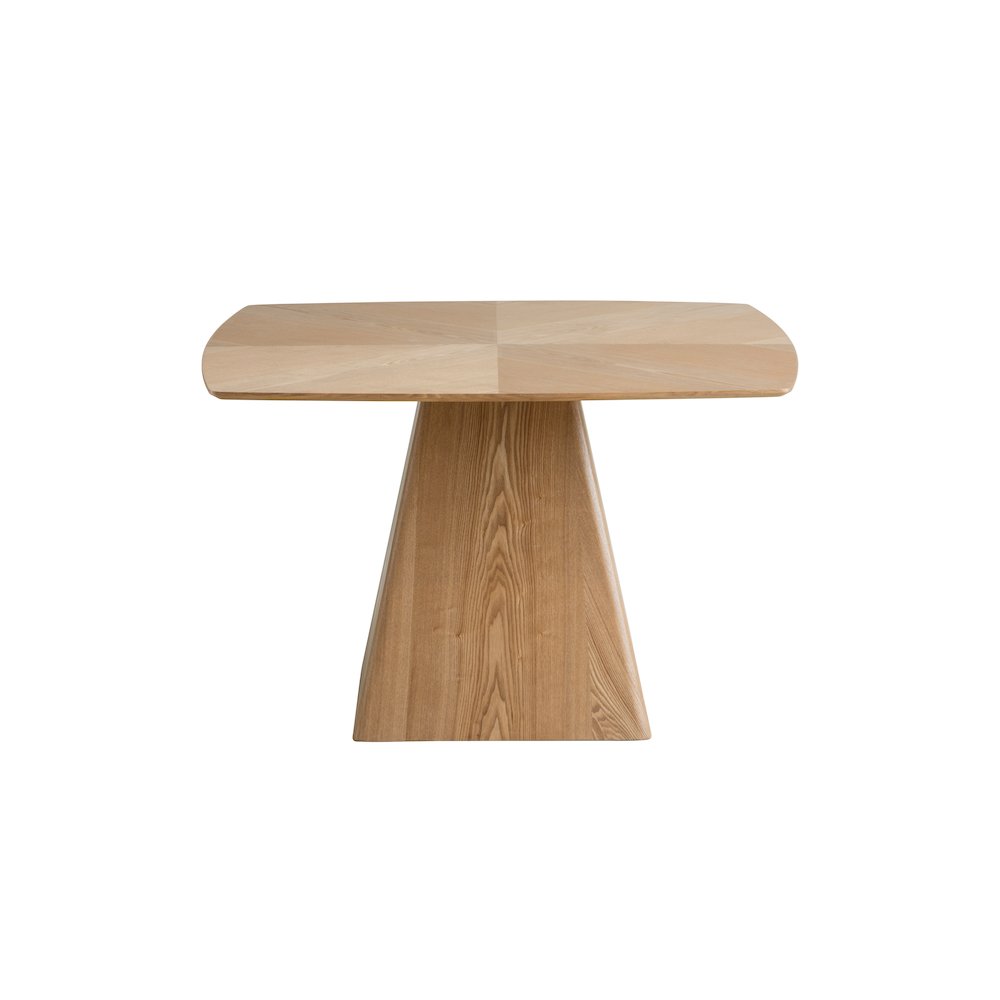 Zephry Collection Modern Dining Wooden Square Dining Table in Natural Wood. Picture 19