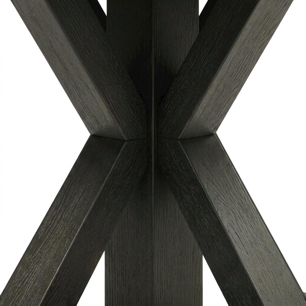 Vegan Leather Dining Table and Chairs with Reversible Game Top, Black. Picture 8