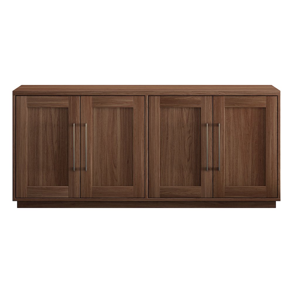 Henn&Hart 68" Sideboard Buffet Cabinet, Modern Credenza with 4 Panel Doors. Picture 2