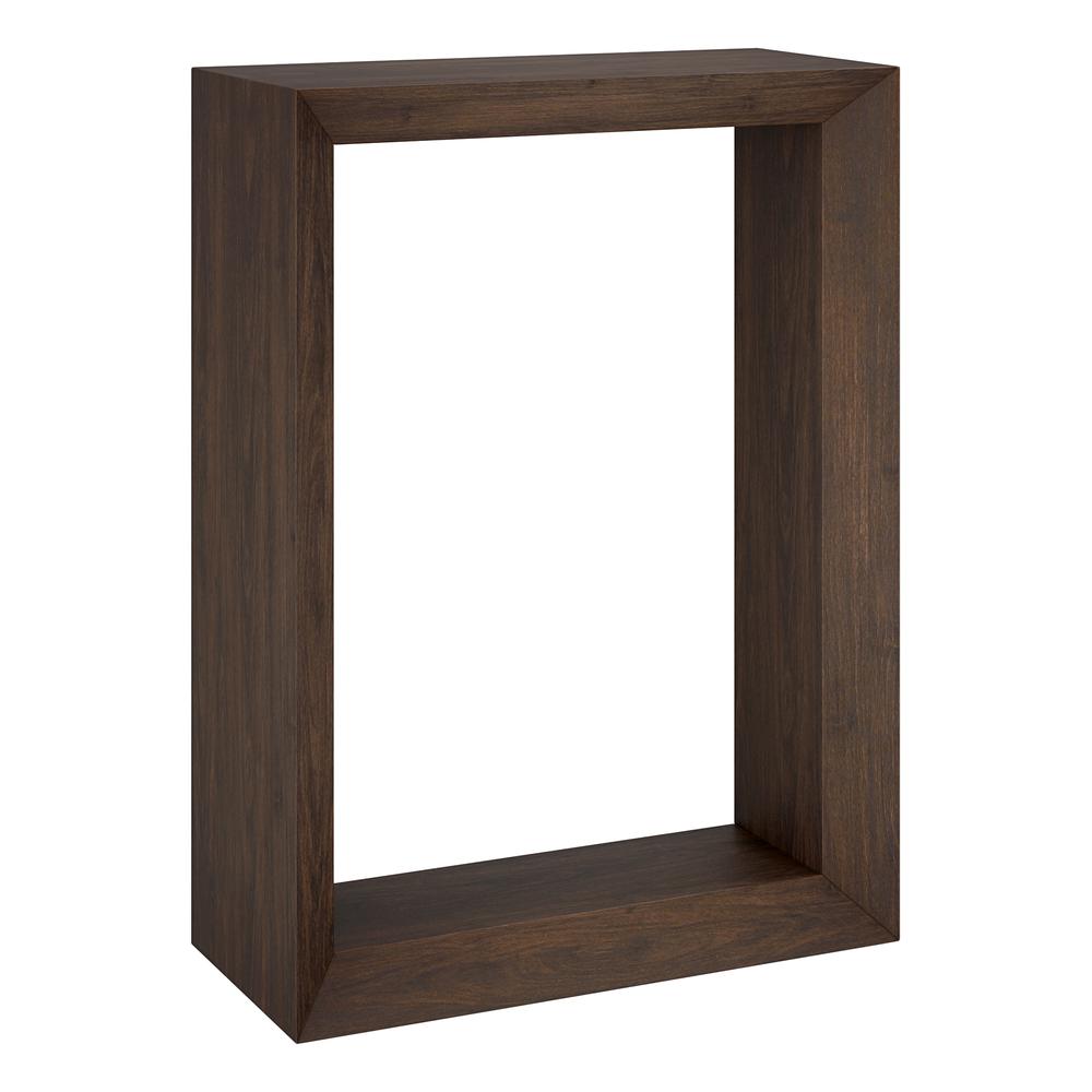 Osmond 22" Wide Rectangular Console Table in Alder Brown. Picture 1
