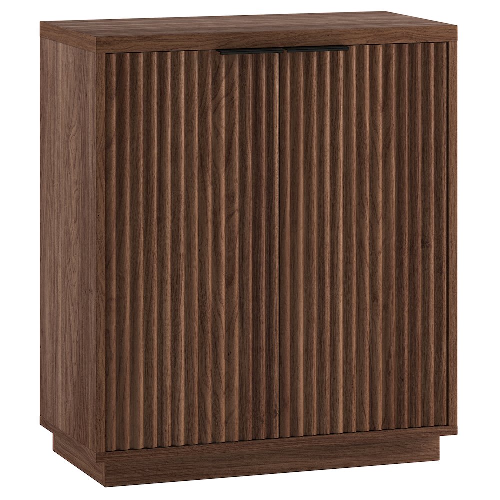 Mansfield 28" Wide Rectangular Accent Cabinet in Satin Walnut. Picture 1