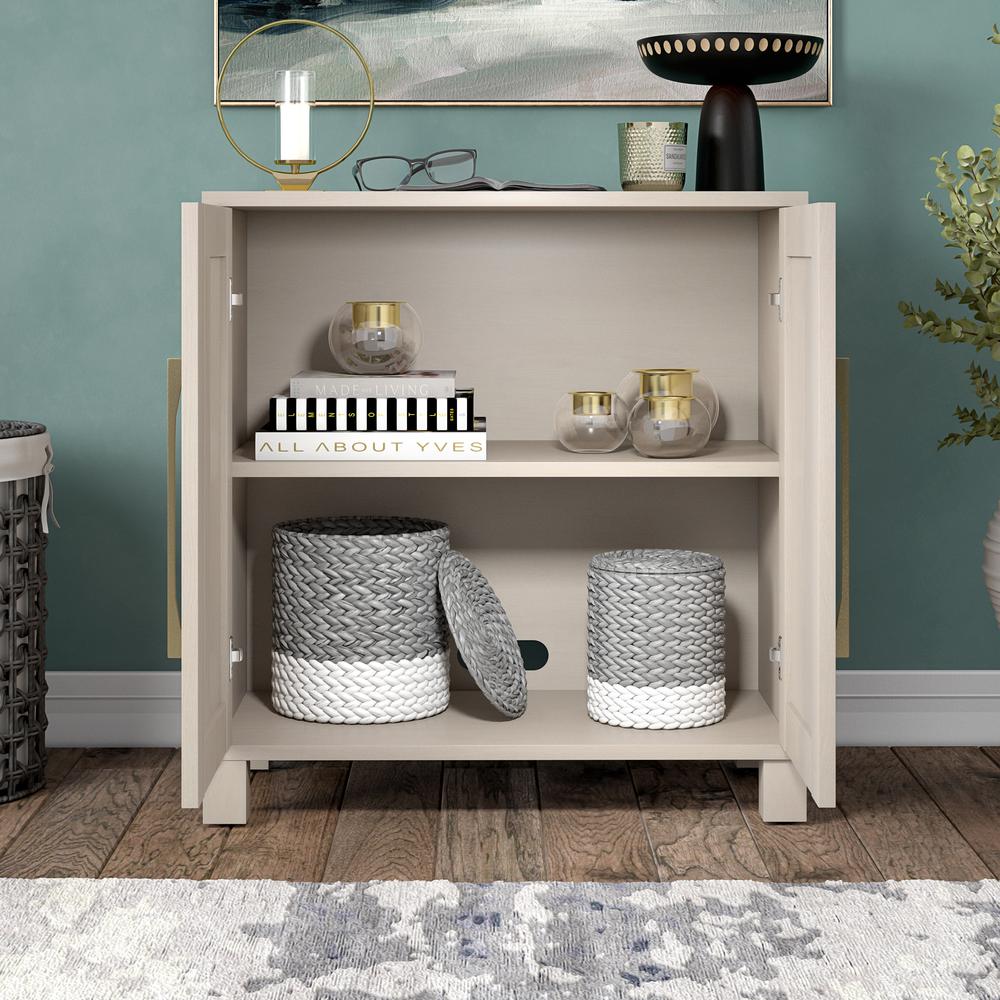 Chabot 28" Wide Rectangular Accent Cabinet in Alder White. Picture 4