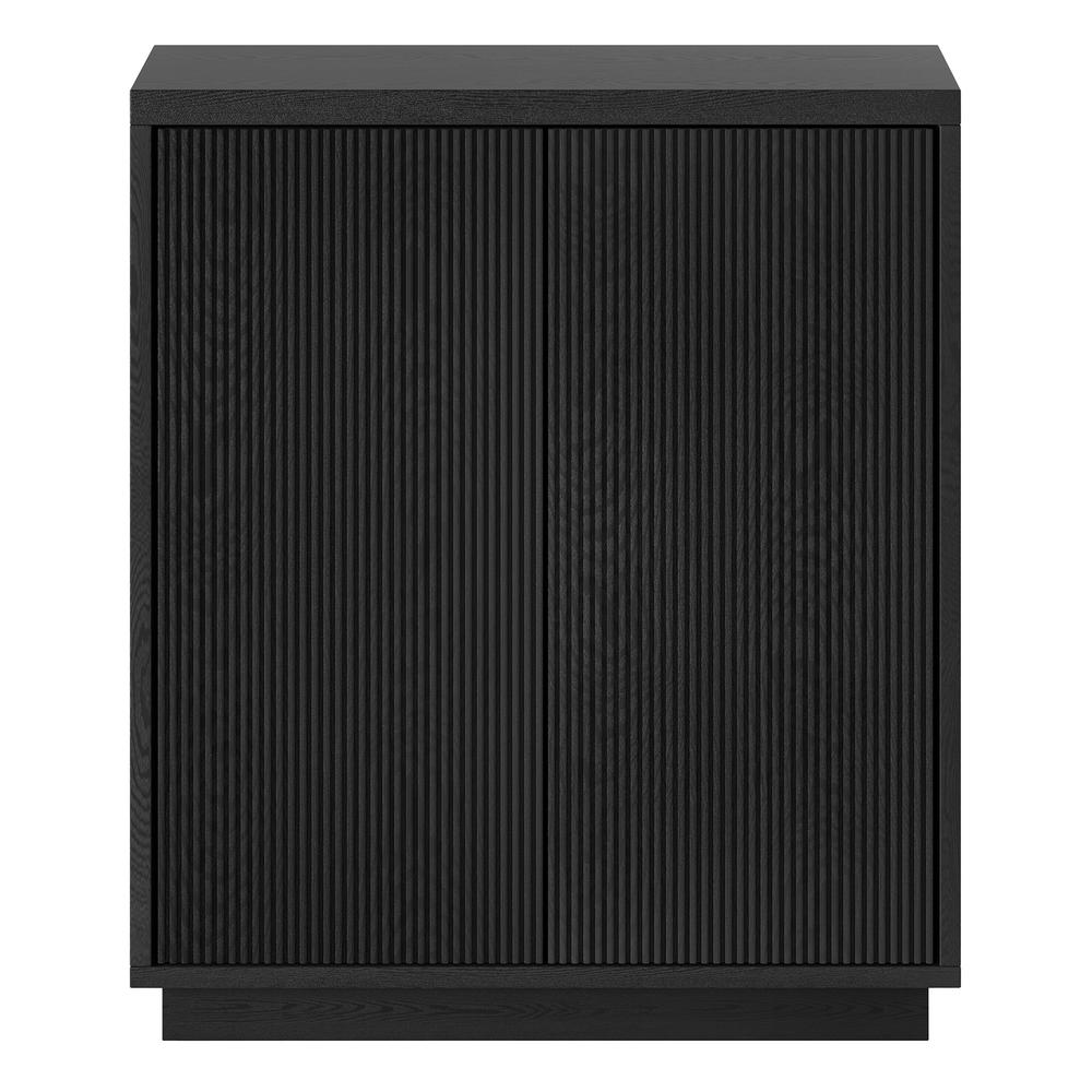 Alston 28" Wide Rectangular Accent Cabinet in Black Grain. Picture 3