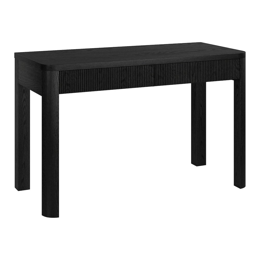 Mendoza 48'' Wide Rectangular Desk in Black Grain. Picture 1