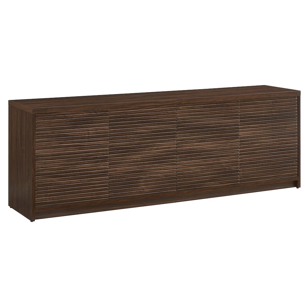Desmond Rectangular TV Stand for TV's up to 78" in Dark Oak. Picture 1