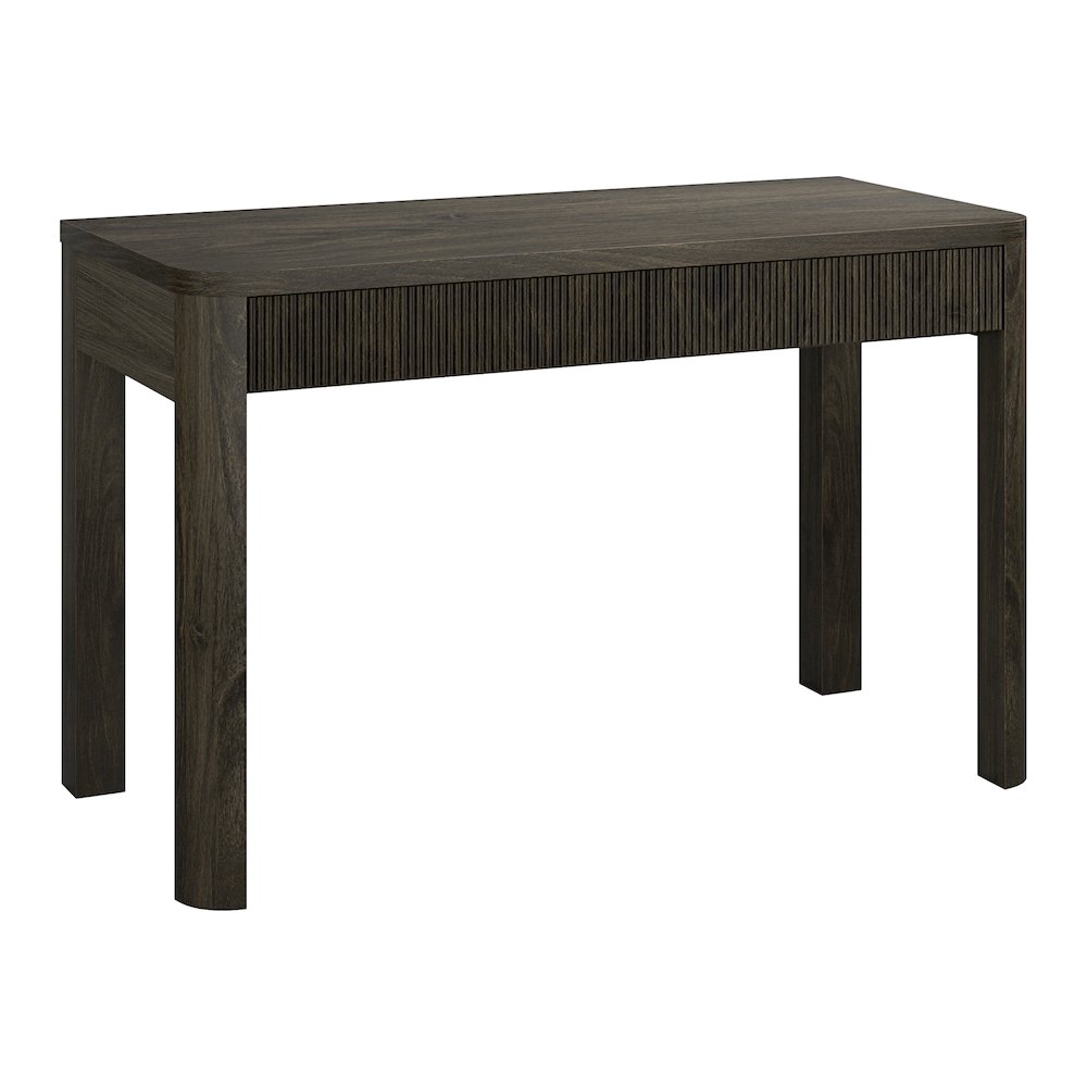 Mendoza 48'' Wide Rectangular Desk in Alder Brown. Picture 1
