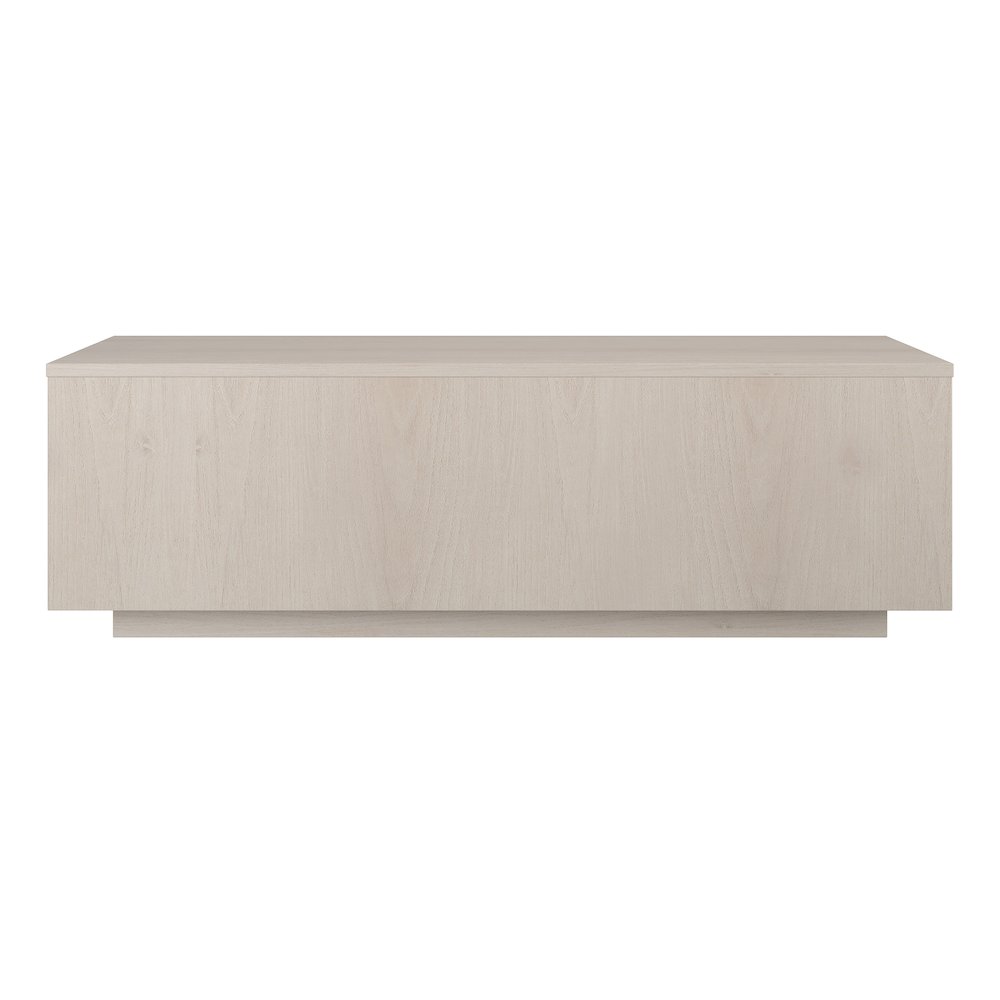 Paxton 48" Wide Rectangular Coffee Table in Alder White. Picture 2