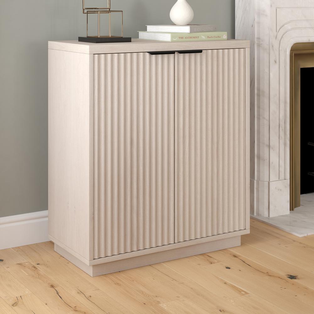 Mansfield 28" Wide Rectangular Accent Cabinet in Alder White. Picture 4