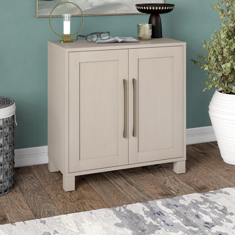 Chabot 28" Wide Rectangular Accent Cabinet in Alder White. Picture 3
