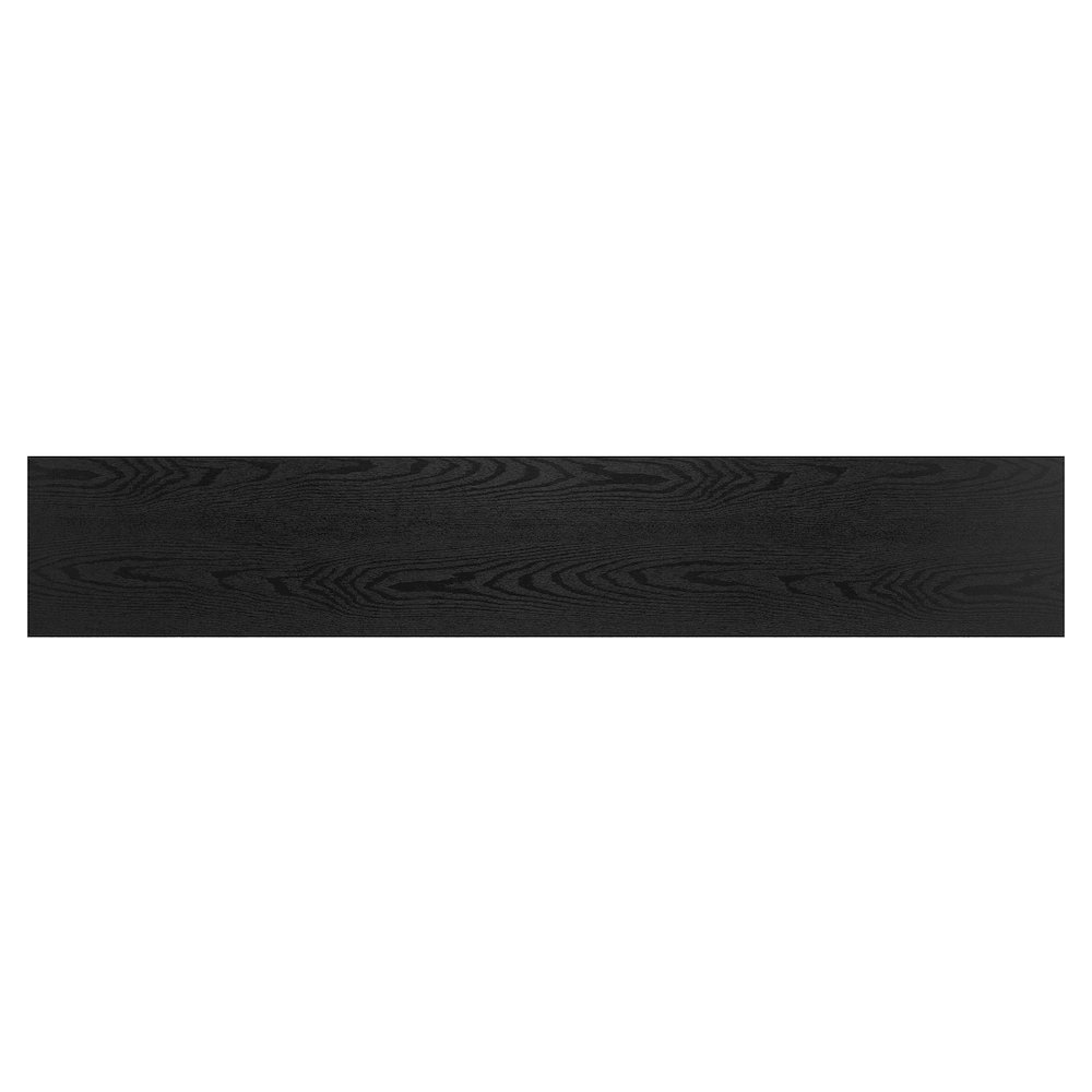 64''  Console Table Entryway Table, Sofa Table with Shelf , Black/Natural Black. Picture 6
