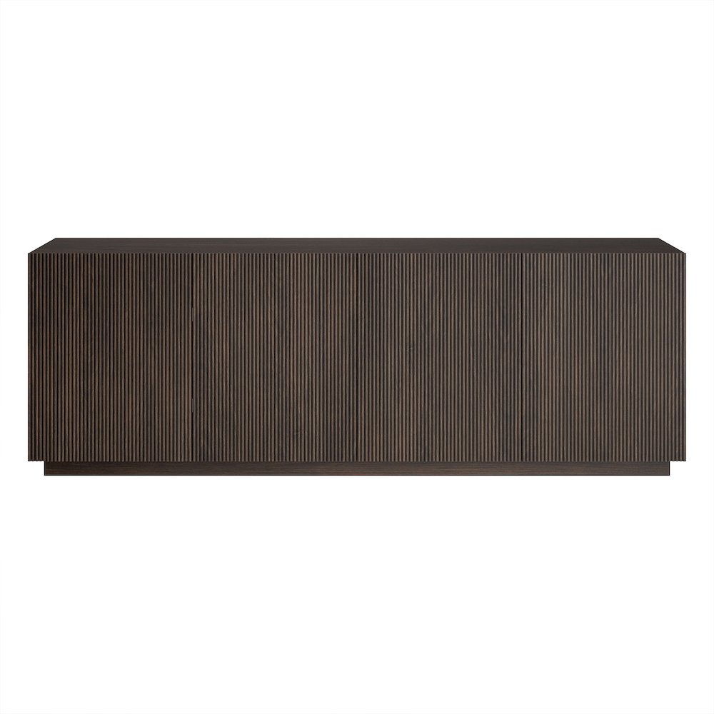 Halifax Rectangular TV Stand for TV's up to 75" in Alder Brown. Picture 2