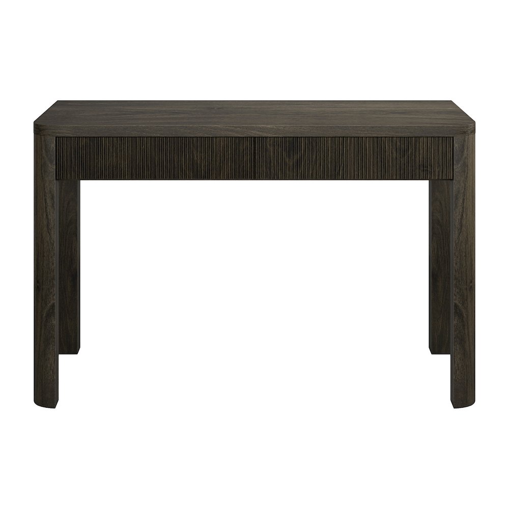 Mendoza 48'' Wide Rectangular Desk in Alder Brown. Picture 2