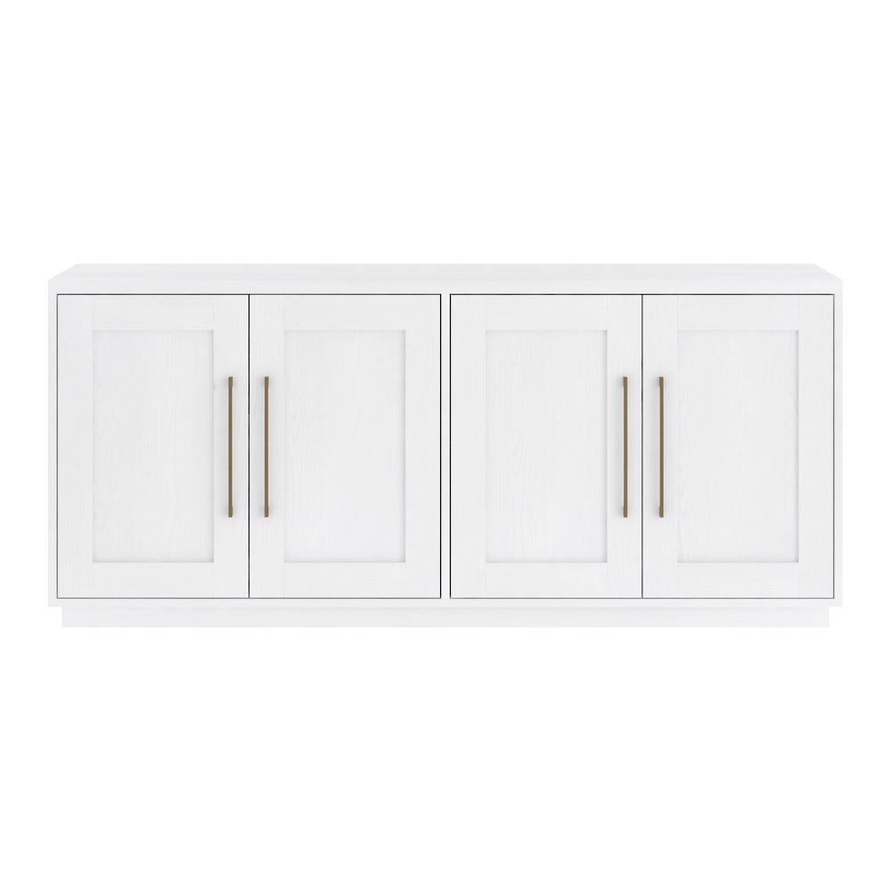Henn&Hart 68" Sideboard Buffet Cabinet, Modern Credenza with 4 Panel Doors. Picture 2