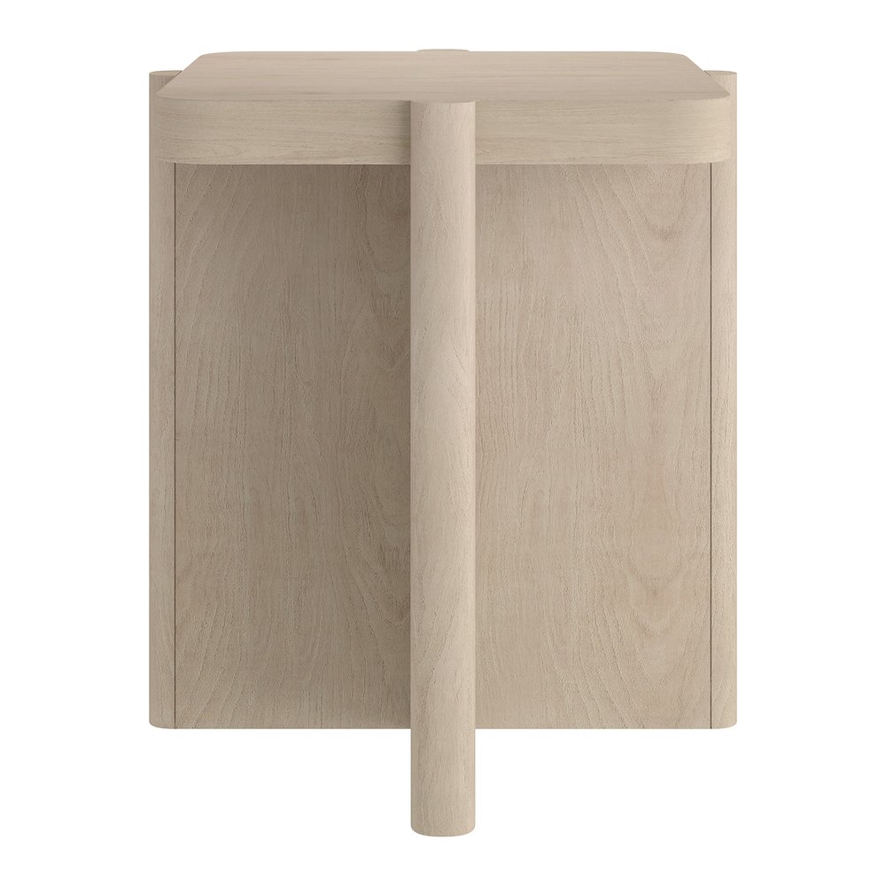 Henn&Hart 20" Modern Wooden Square End Table, Side Table , Nightstand with. Picture 3