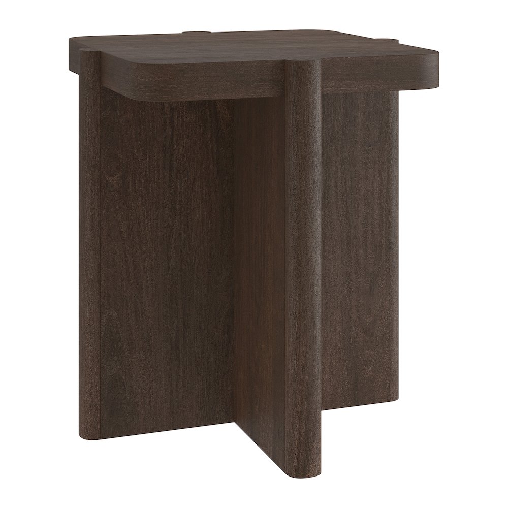 Henn&Hart 20" Modern Square End Table, Side Table , Nightstand with X-Base for. Picture 1