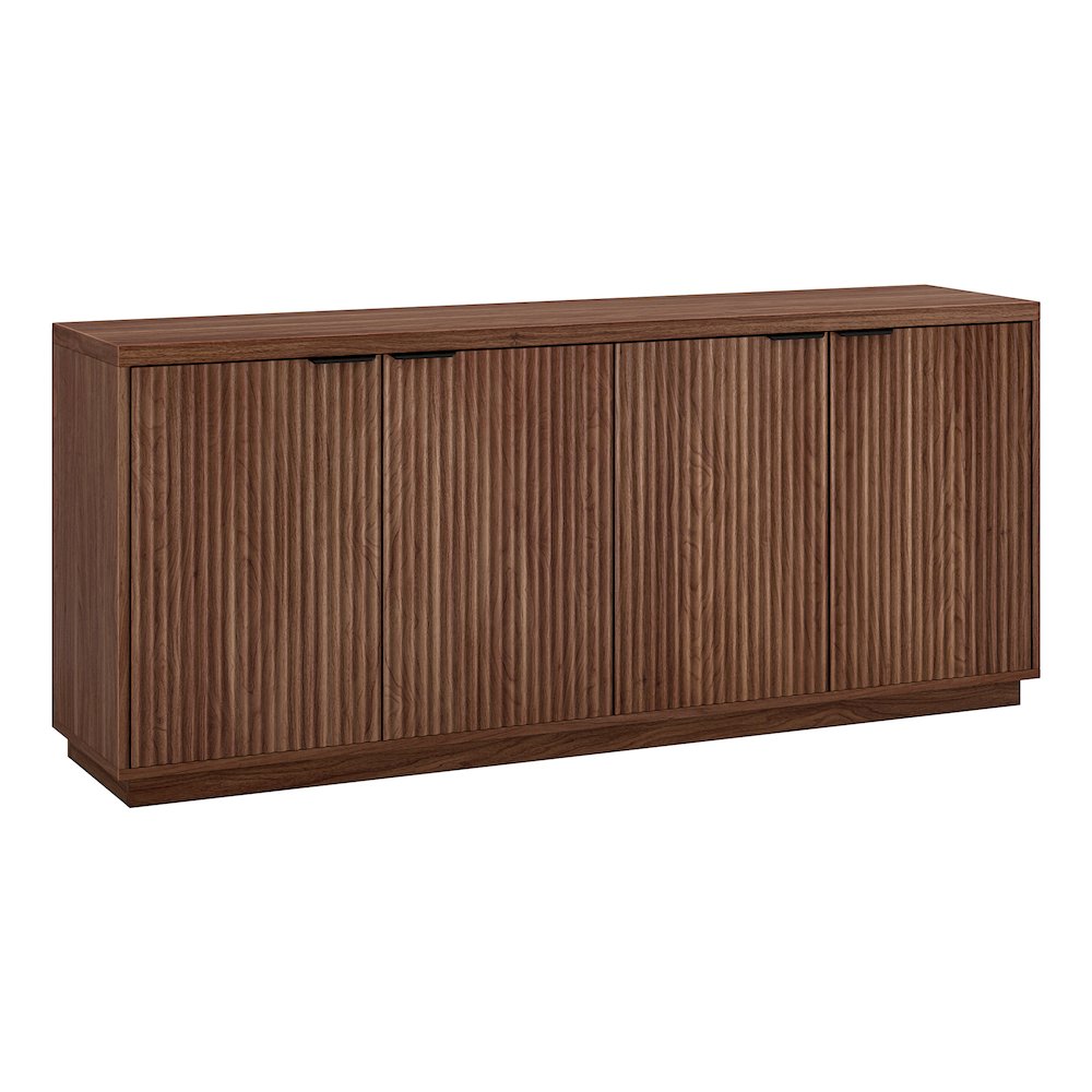 Mansfield 68" Wide Rectangular Buffet Table in Satin Walnut. Picture 1