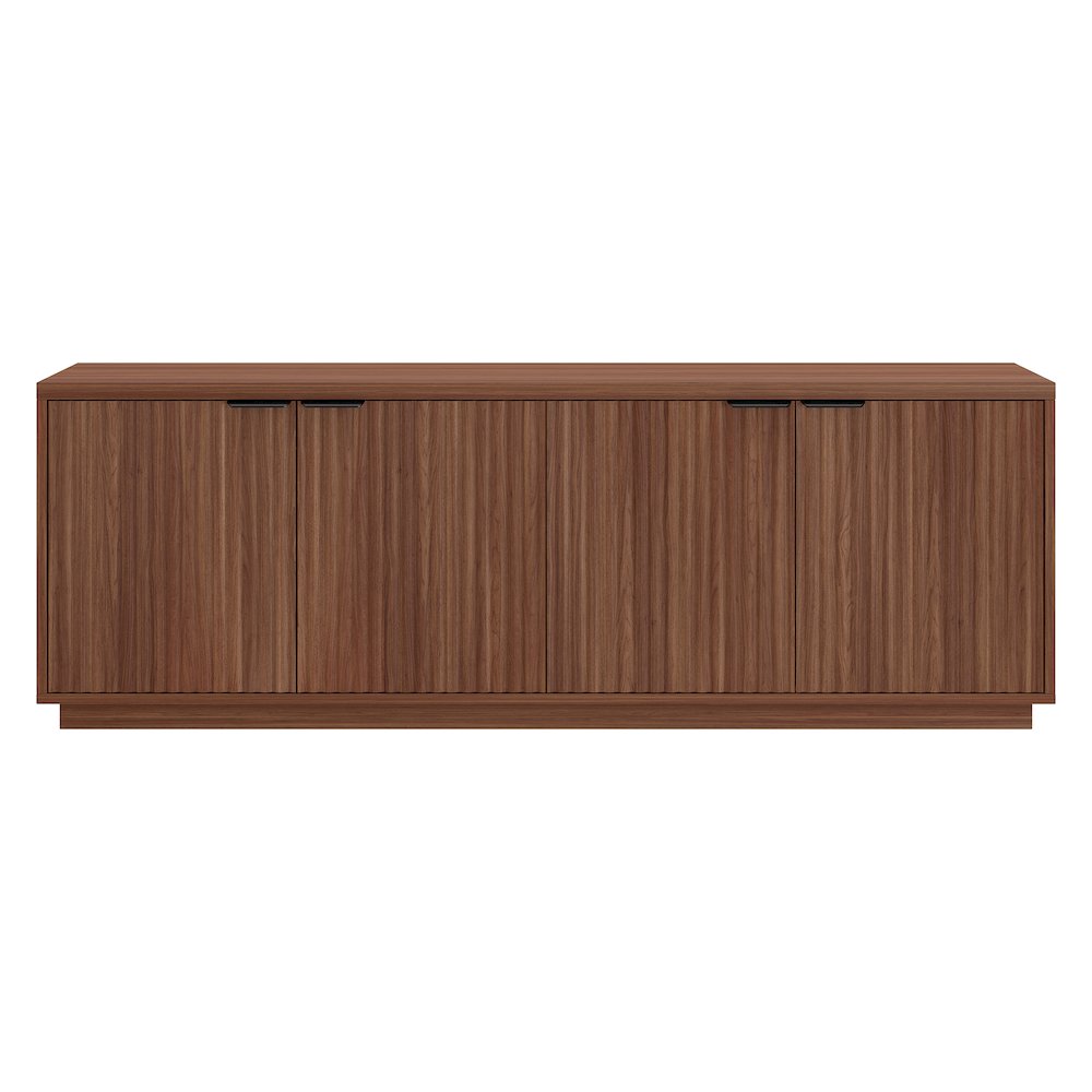 Mansfield Rectangular TV Stand for TV's up to 78" in Satin Walnut. Picture 2