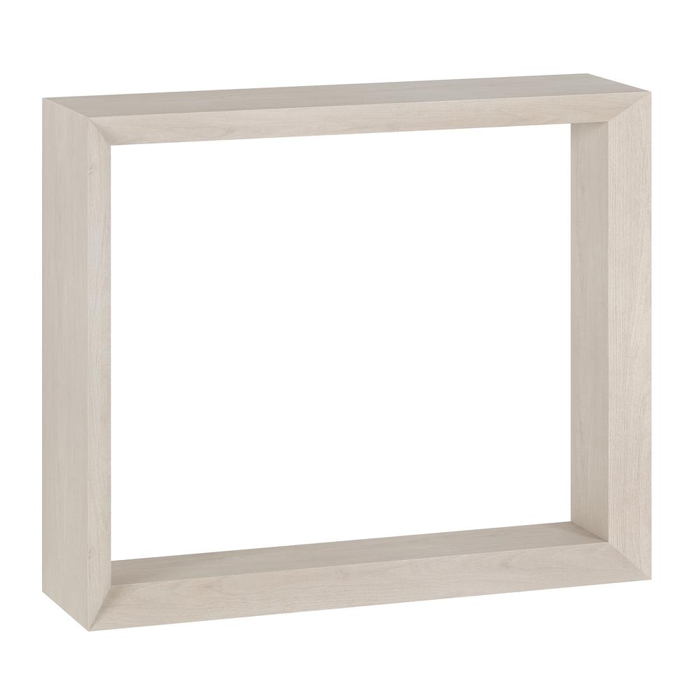 Osmond 36" Wide Rectangular Console Table in Alder White. Picture 1