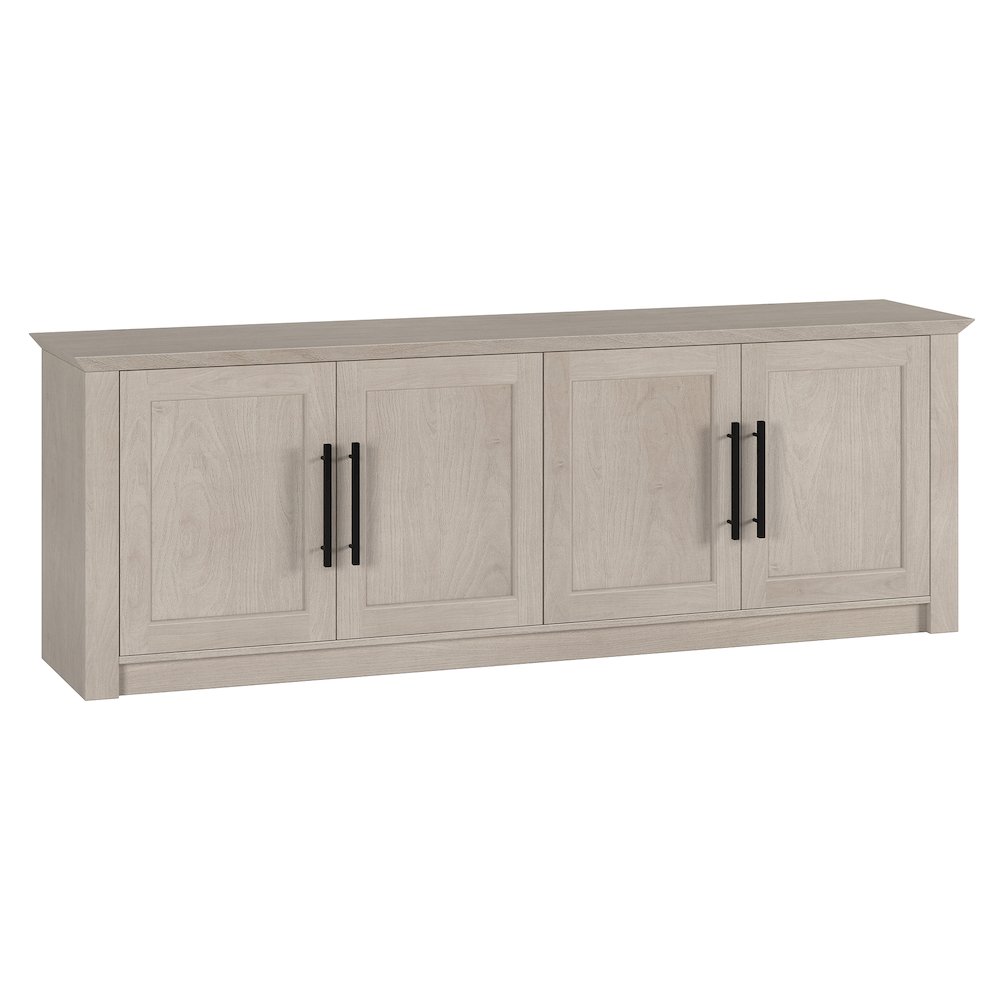 Thornwell Rectangular TV Stand for TV's up to 78" in Alder White. Picture 1