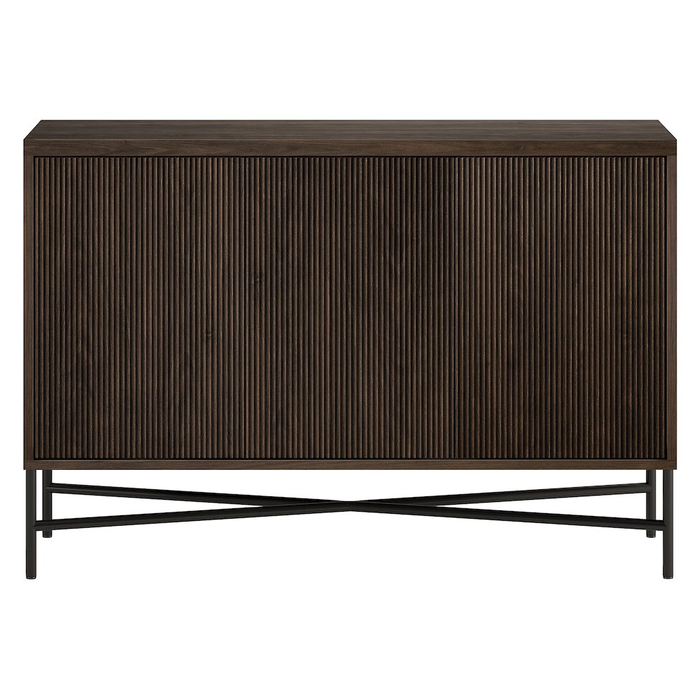 Brighton 48" Wide Rectangular Buffet Table in Alder Brown. Picture 2
