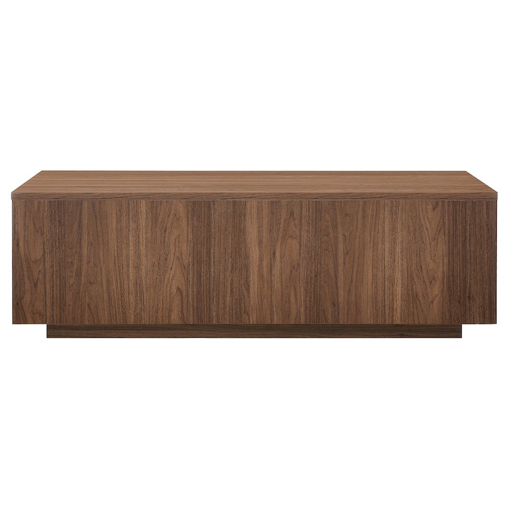 Paxton 48" Wide Rectangular Coffee Table in Satin Walnut. Picture 2