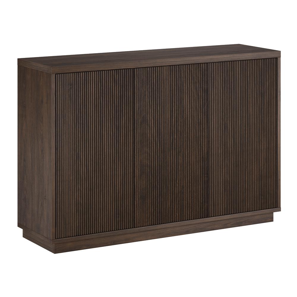 Alston 48" Wide Rectangular Buffet Table in Alder Brown. Picture 1