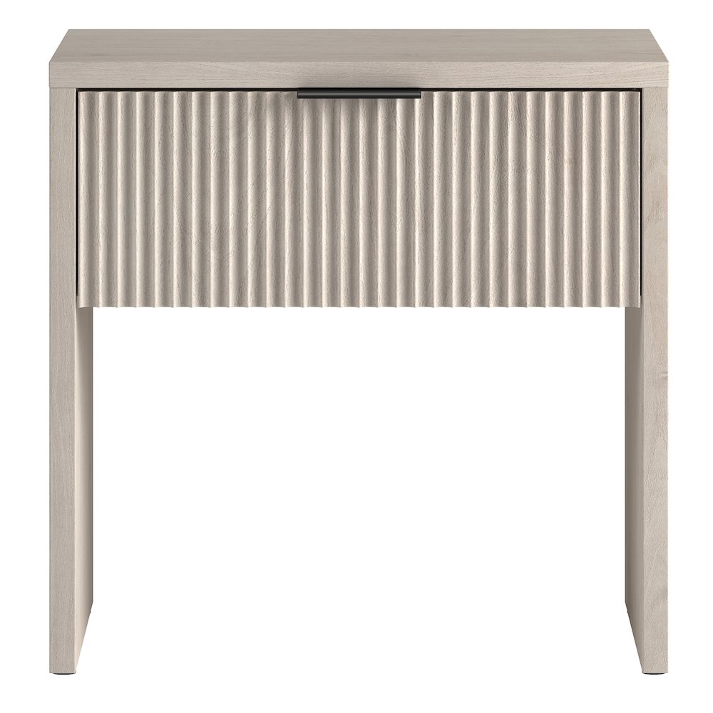 Kenslow 24" Wide Rectangular Nightstand in Alder White. Picture 2