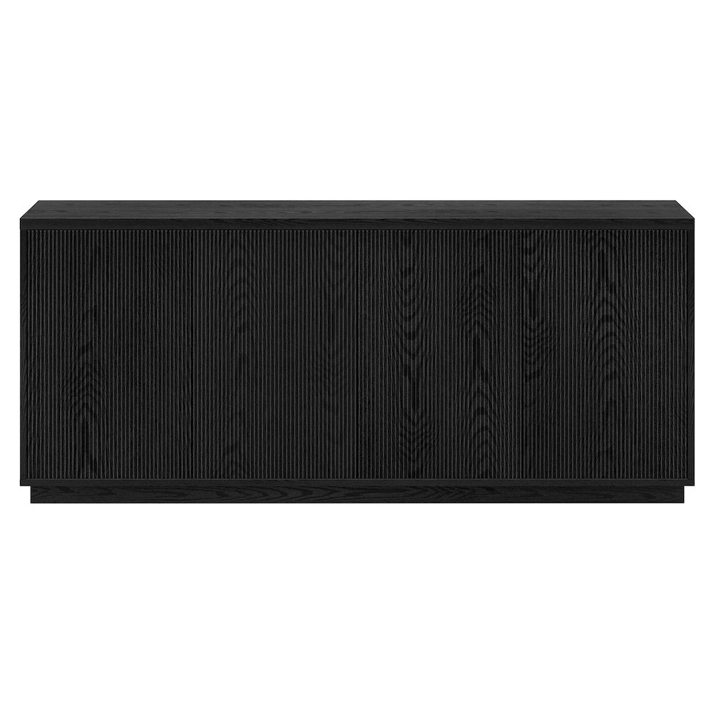 Alston 68" Wide Rectangular Buffet Table in Black Grain. Picture 2