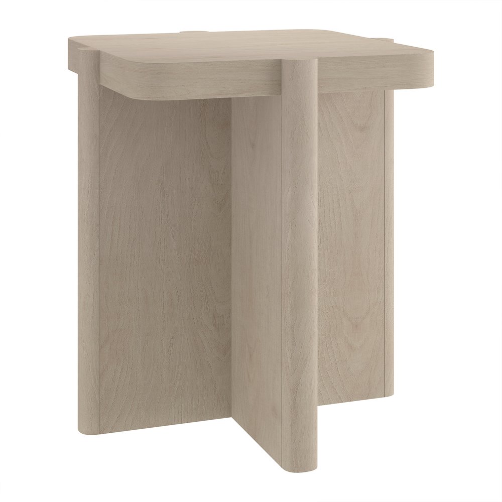 Henn&Hart 20" Modern Wooden Square End Table, Side Table , Nightstand with. Picture 1