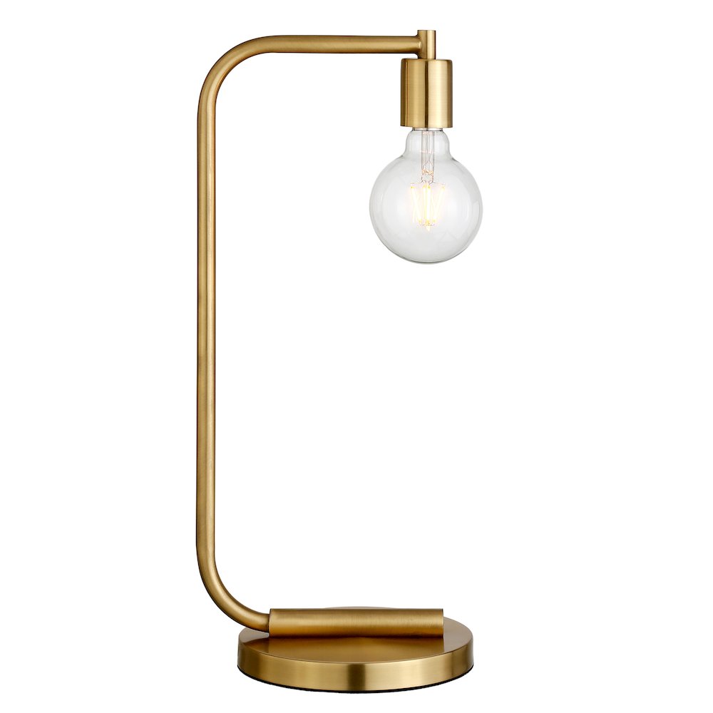 20'' Modern 1-Light Arc Table  Lamp for Living Room, Bedroom, or Office, Gold. Picture 1