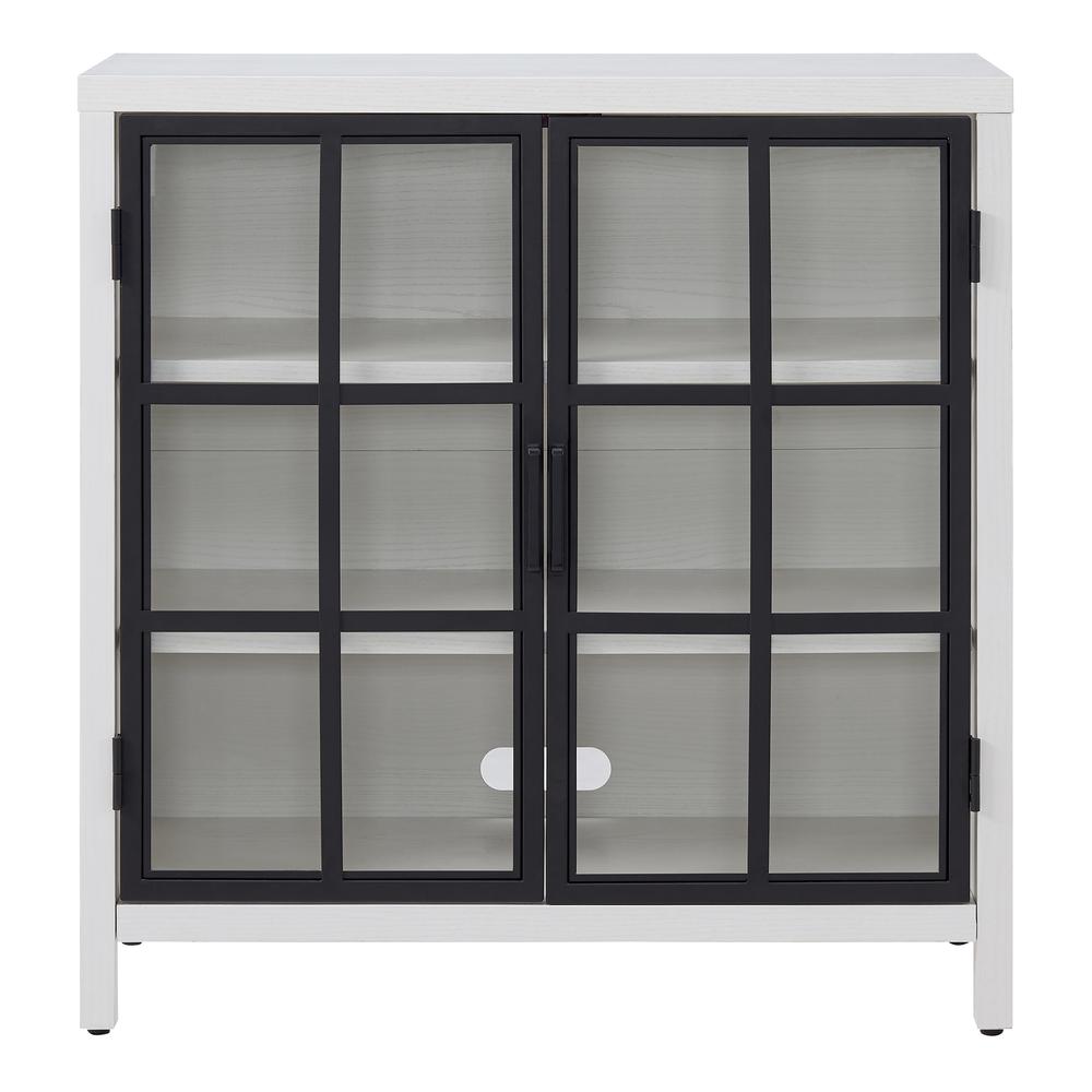 Bennett 32" Wide Rectangular Accent Cabinet in White. Picture 2