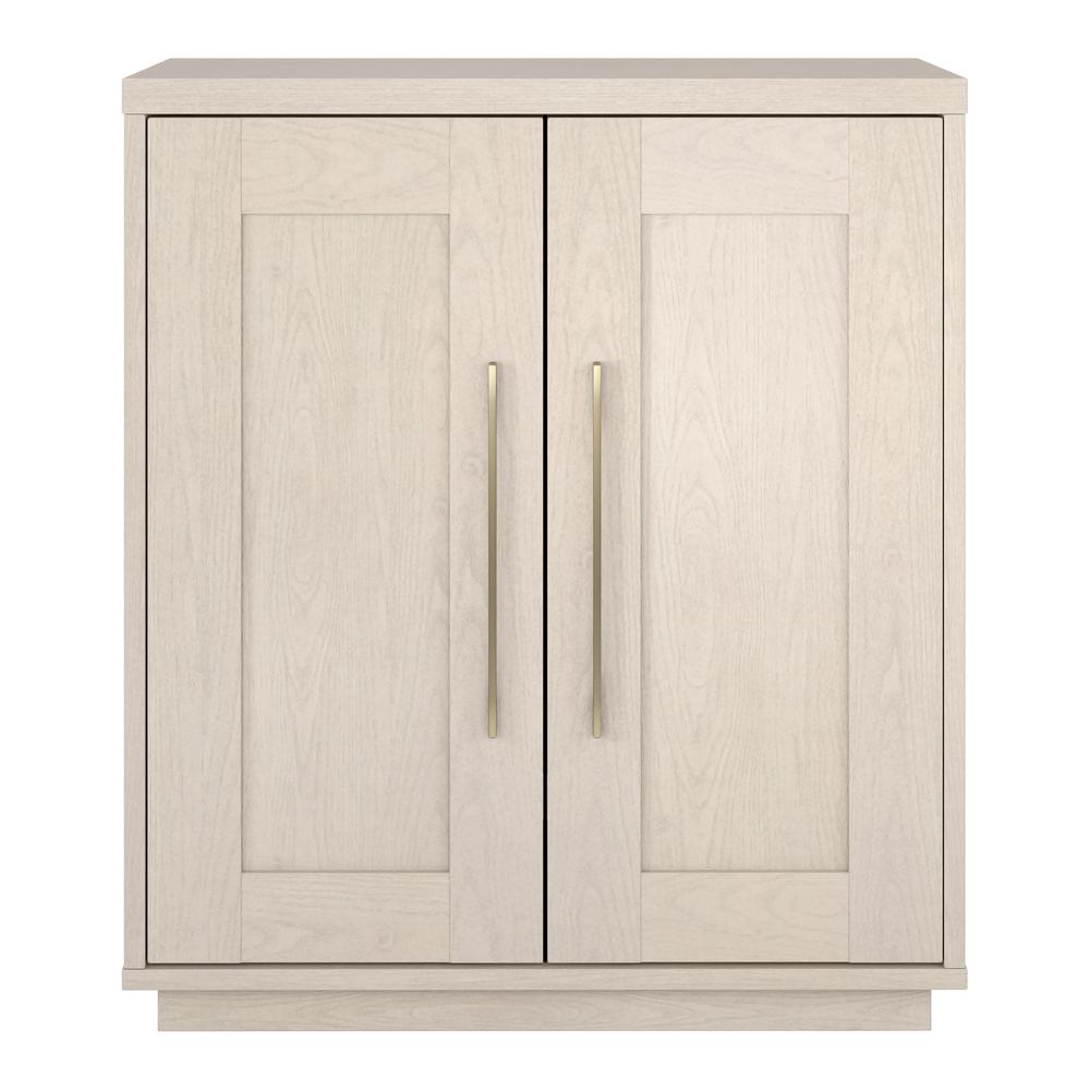 Tillman 28" Wide Rectangular Accent Cabinet in Alder White. Picture 1