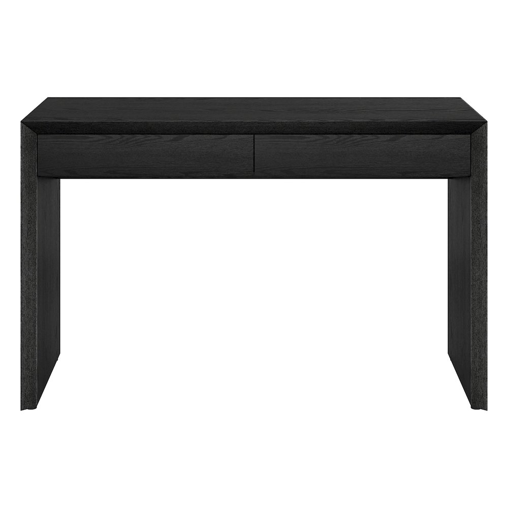 Pembroke 48'' Wide Rectangular Desk in Black Grain. Picture 2