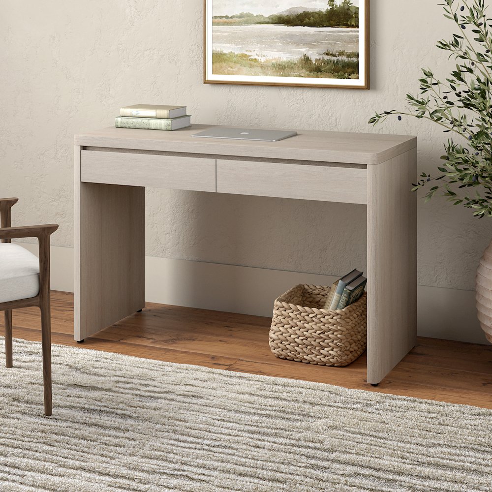 Ashcroft 48'' Wide Rectangular Desk in Alder White. Picture 3
