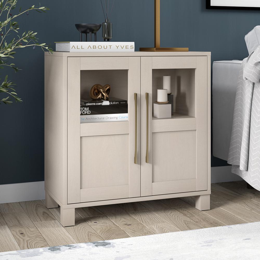 Holbrook 28" Wide Rectangular Accent Cabinet in Alder White. Picture 3