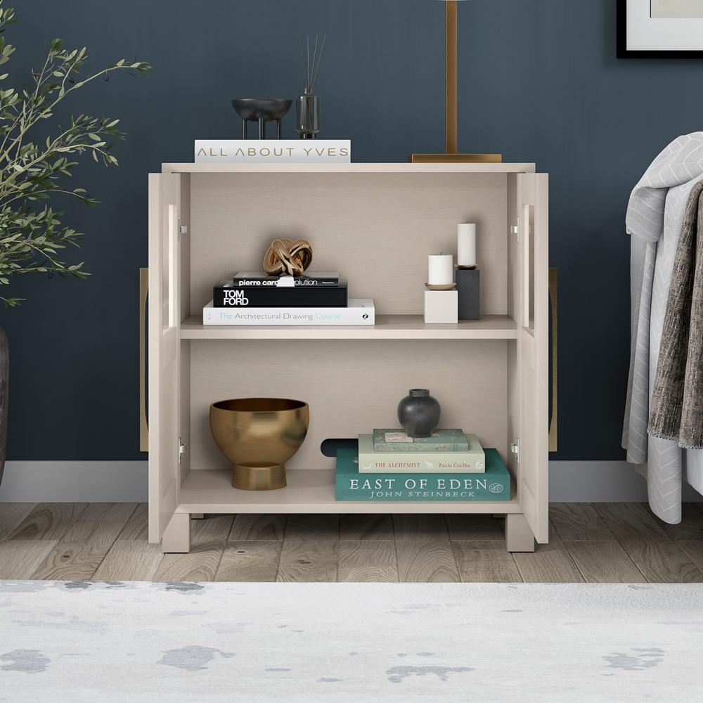 Holbrook 28" Wide Rectangular Accent Cabinet in Alder White. Picture 4