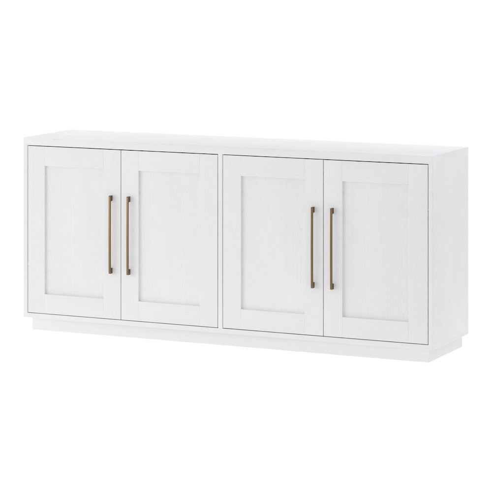 Henn&Hart 68" Sideboard Buffet Cabinet, Modern Credenza with 4 Panel Doors. Picture 3