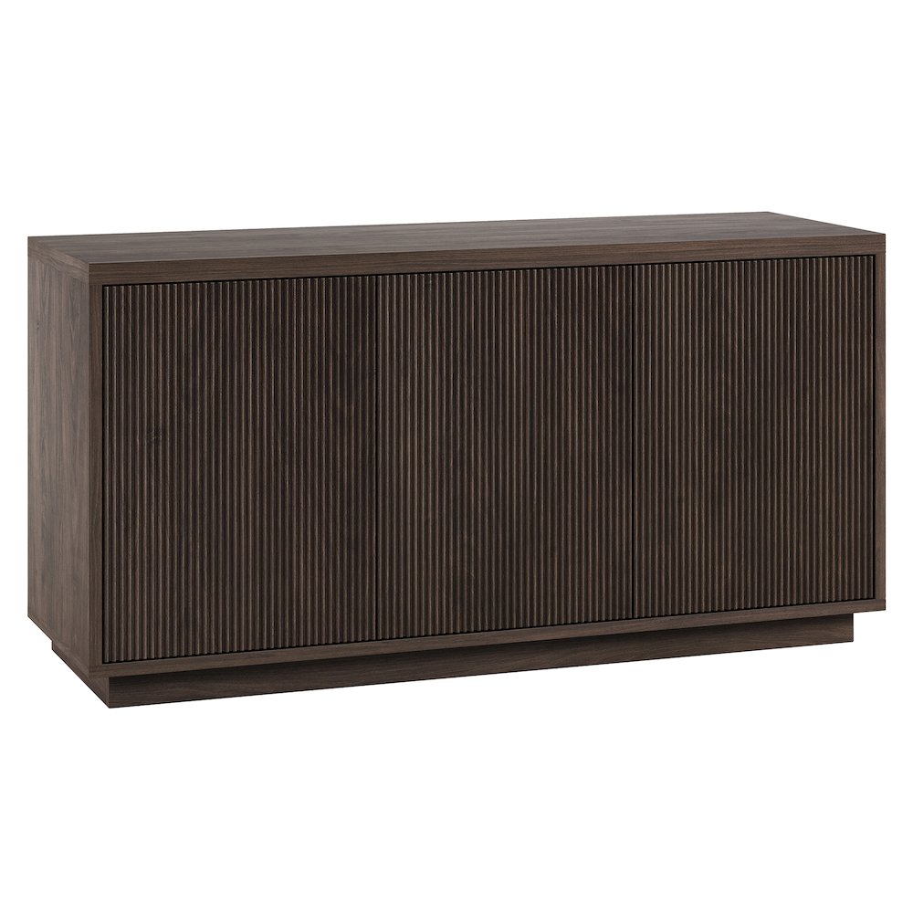 Hanson Rectangular TV Stand for TV's up to 50" in Alder Brown. Picture 1