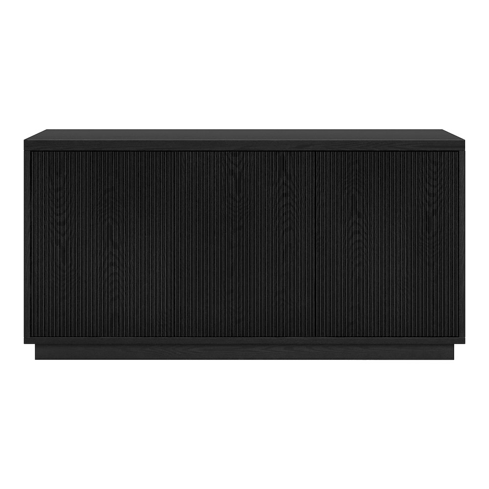 Hanson Rectangular TV Stand for TV's up to 50" in Black Grain. Picture 2
