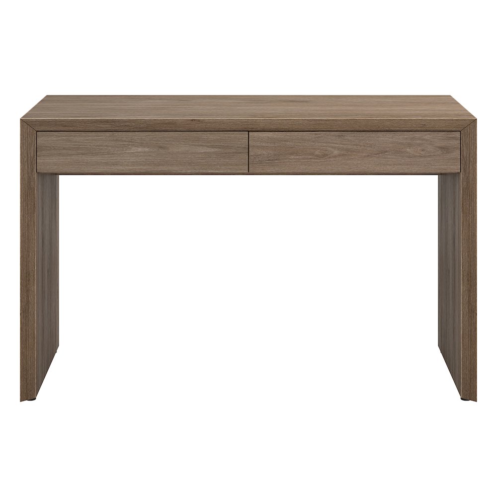 Pembroke 48'' Wide Rectangular Desk in Antiqued Gray Oak. Picture 2