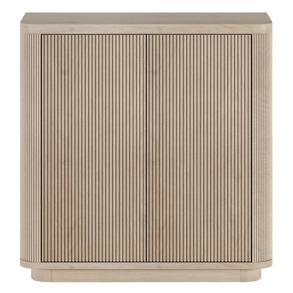 Easton 32" Wide Rectangular Accent Cabinet in Alder White. Picture 2