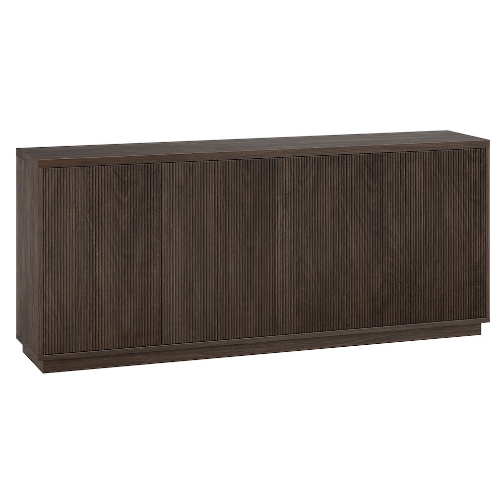 Alston 68" Wide Rectangular Buffet Table in Alder Brown. Picture 1