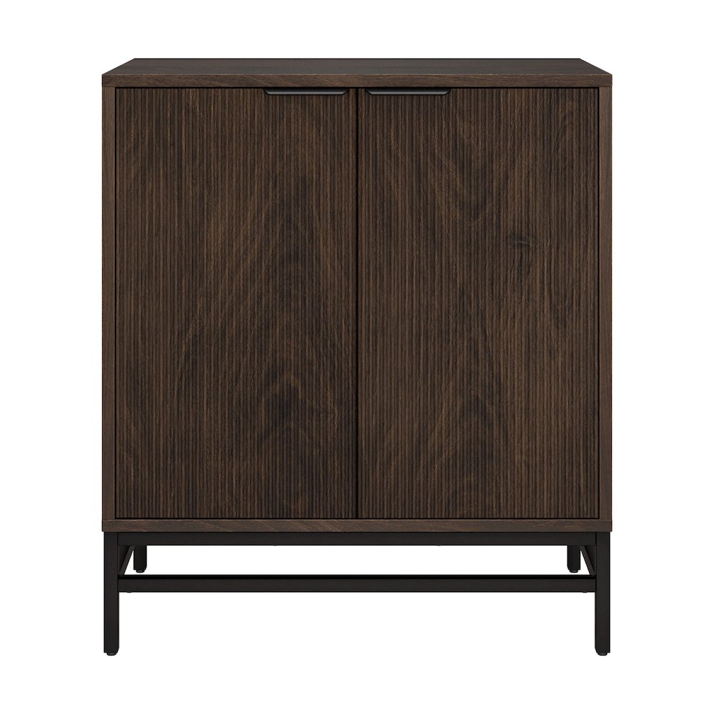Montello 28" Wide Rectangular Accent Cabinet in Alder Brown. Picture 2