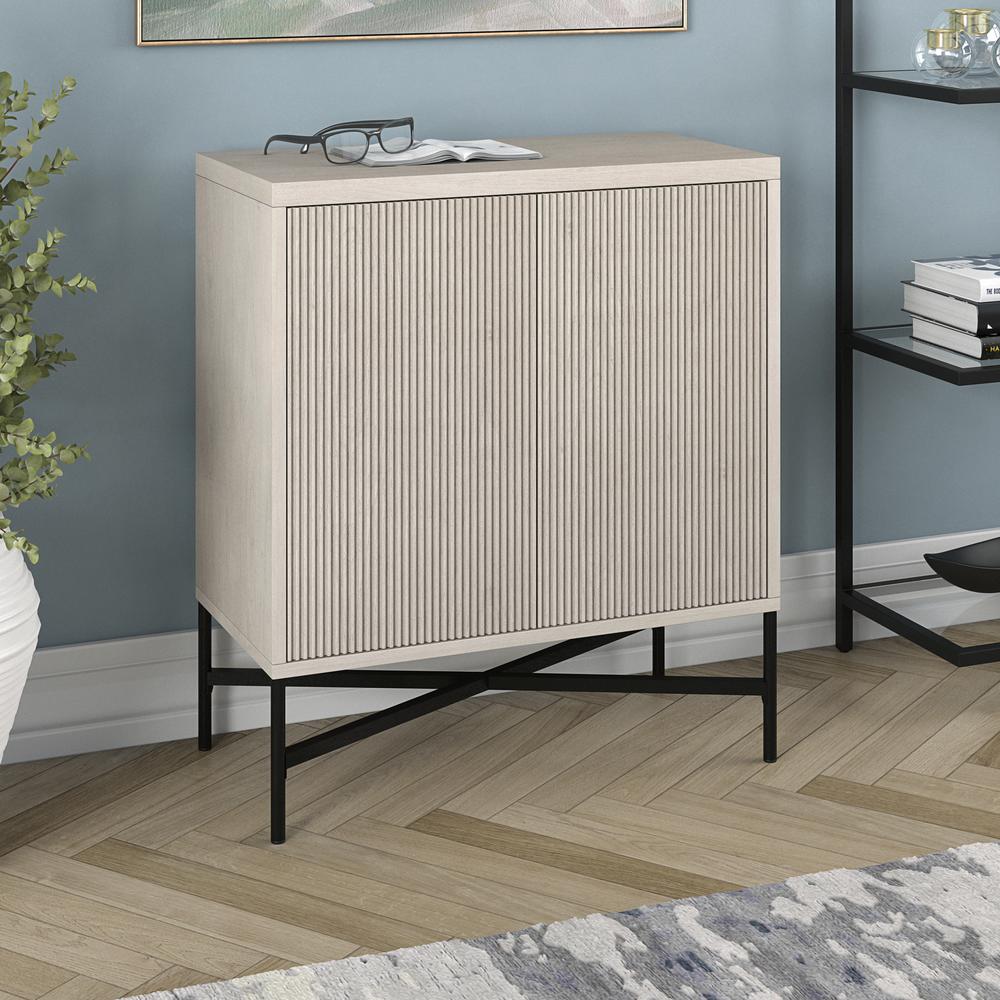 Brighton 28" Wide Rectangular Accent Cabinet in Alder White. Picture 2