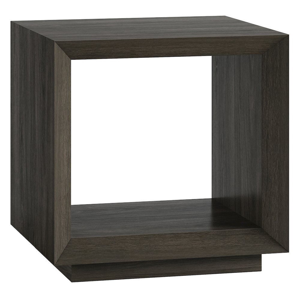 Henn&Hart 22'' Modern Rectangular End Table Side Table, Nightstand with Open. Picture 1