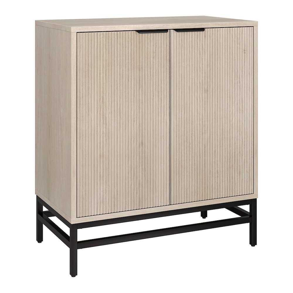 Montello 28" Wide Rectangular Accent Cabinet in Alder White. Picture 1