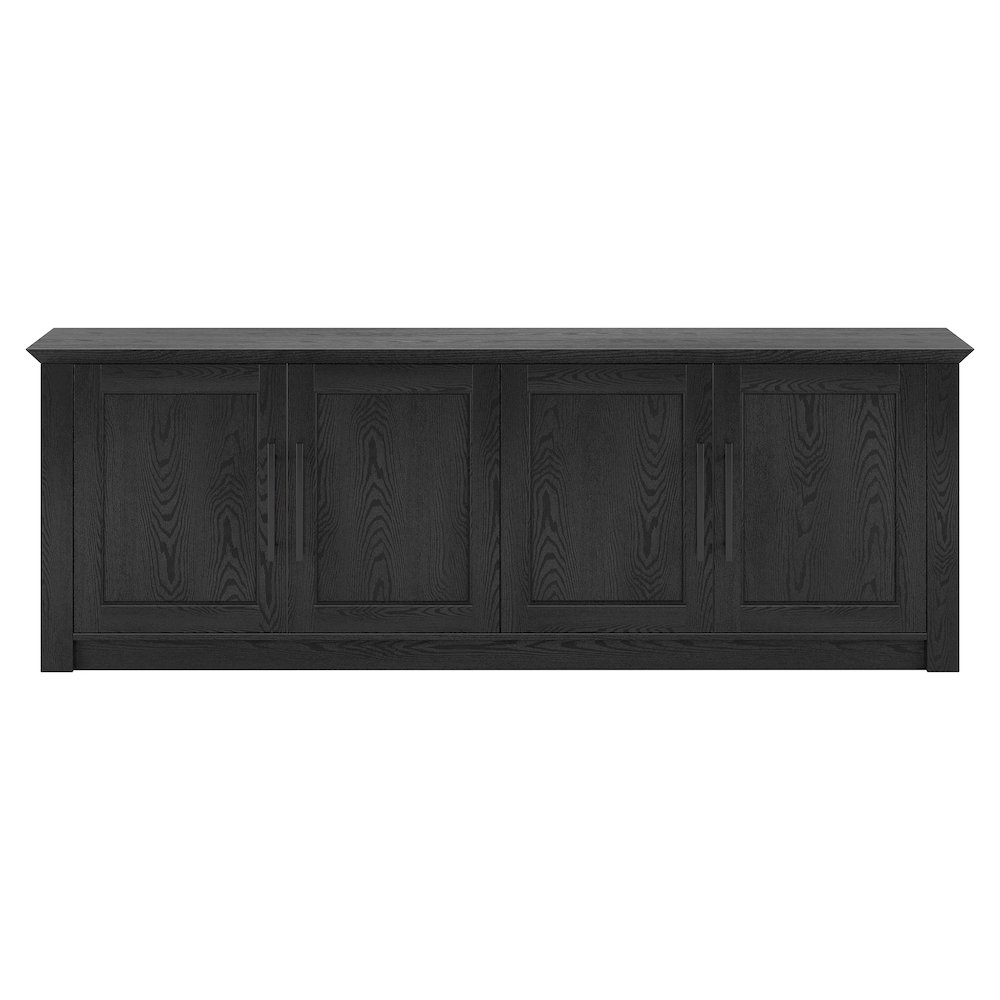 Thornwell Rectangular TV Stand for TV's up to 78" in Black Grain. Picture 2