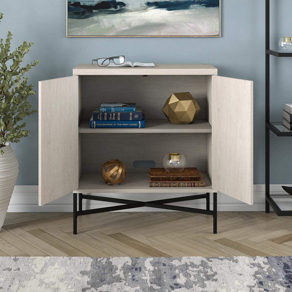 Brighton 28" Wide Rectangular Accent Cabinet in Alder White. Picture 4
