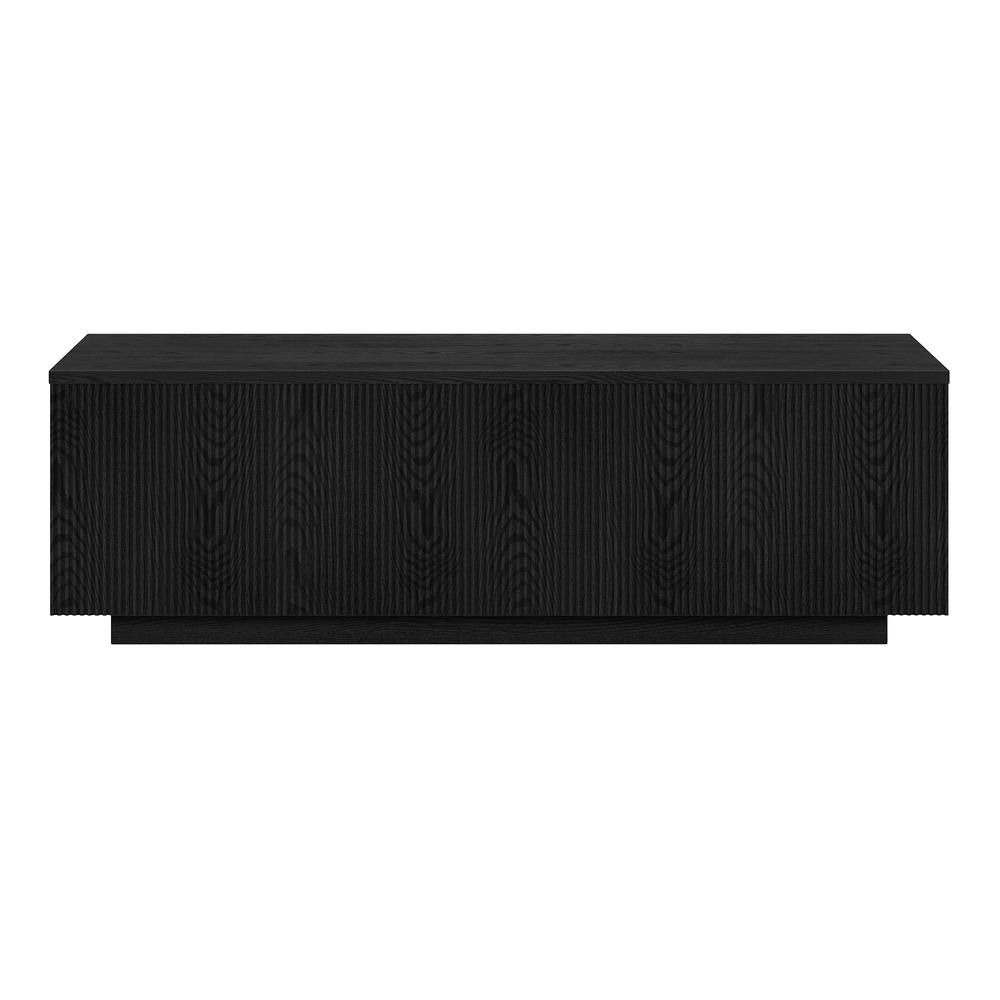 Reyes 48" Wide Rectangular Coffee Table in Black Grain. Picture 2