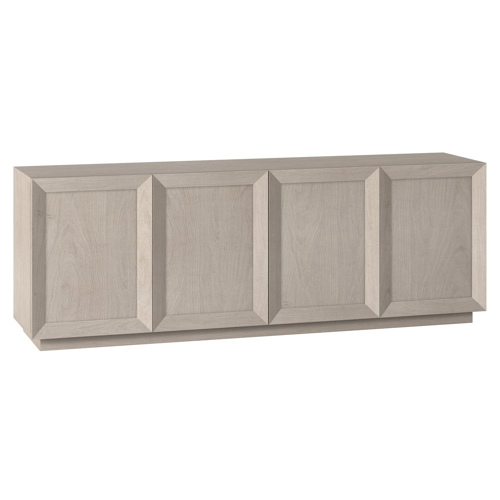 Morse Rectangular TV Stand for TV's up to 75" in Alder White. Picture 1